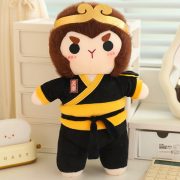 Mini Sun Wukong Monkey Plush Toy - Chinese Mythology Stuffed Doll, Cute Monkey Figurine, Perfect Kids Gift