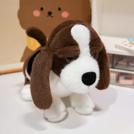 Mini Sitting Puppy Plush Toy - Cute Small Dog Stuffed Doll, Adorable Miniature Toy, Perfect Kids Birthday Gift