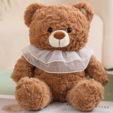 Cute Teddy Bear Plush Toy - Comfort Companion Stuffed Bear, Princess Bear Doll, Creative Kids Gift for Girls