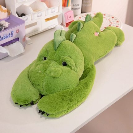 Cute Weighted Laying Dinosaur Plush - Adorable Stuffed Dino Toy, Softſſ Animal Doll, Perfect for Cuddling