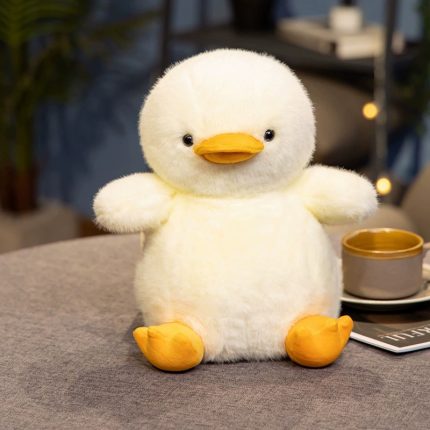 2025 New Style Yellow Duck Plush Toy - Cute Duckling Stuffed Doll, Kids Birthday Gift, Wholesale & Market Stall Toy